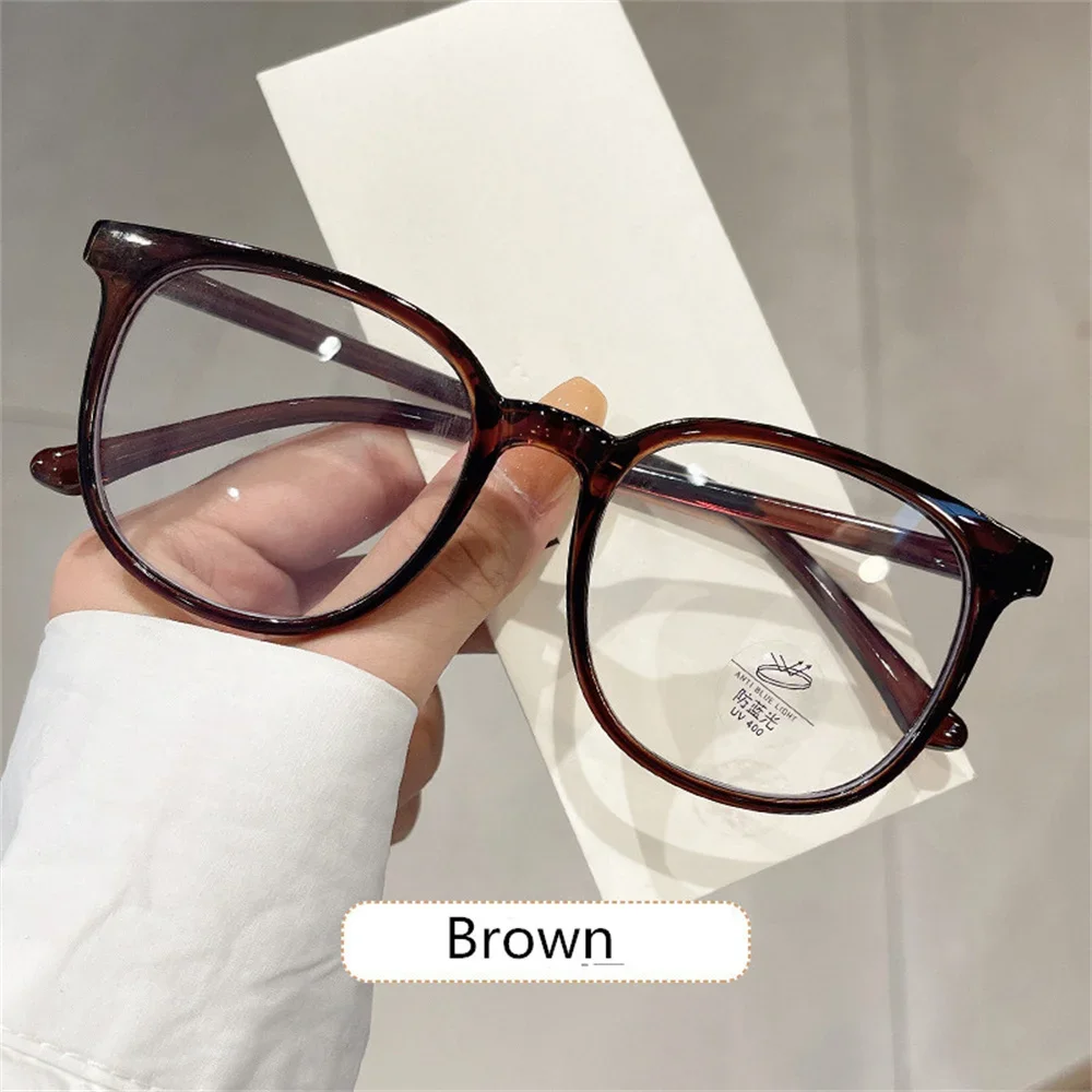 ZHJH Blue Light Blocking Glasses Retro Round Anti Blue Light Glasses Anti Eye Fatigue Computer Glasses Suitable For Men And Women
